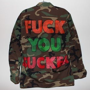 Custom Charli XCX ‘Fuck You Sucker’ Jacket